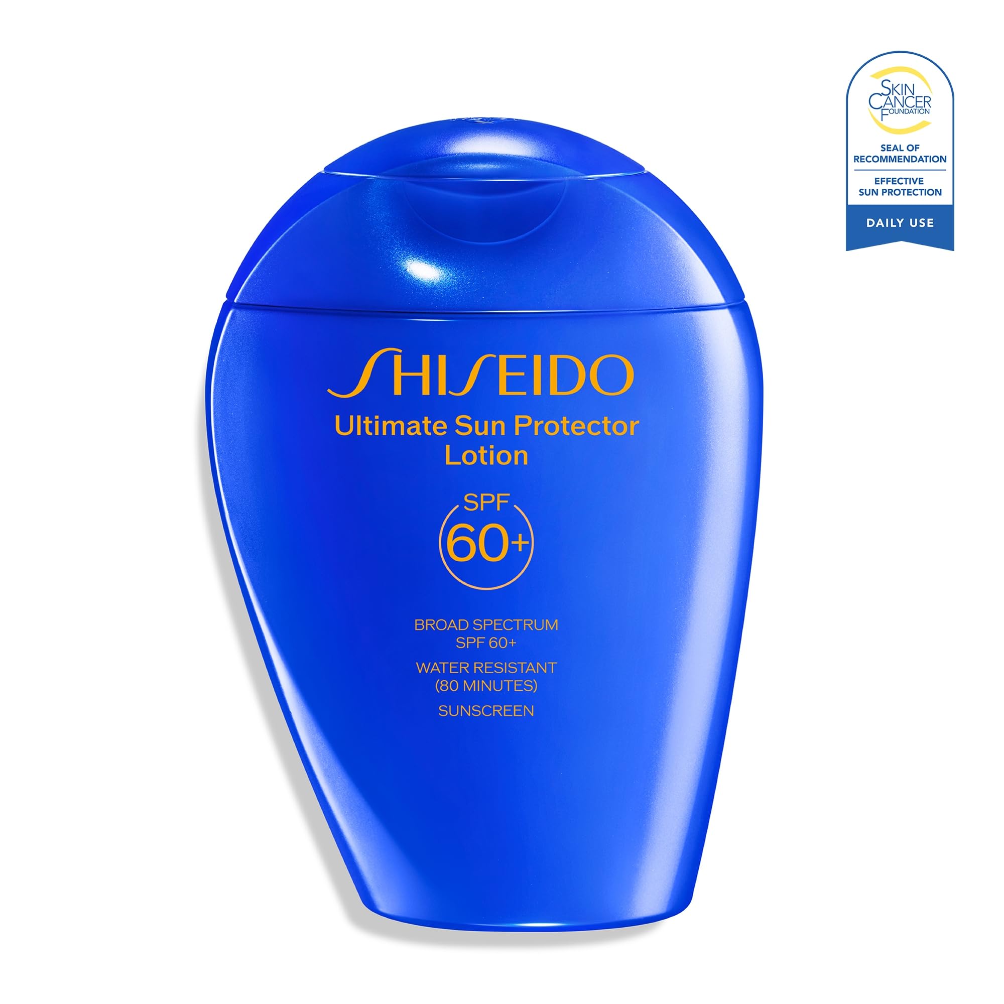 Shiseido usage instructions visual showing proper application timing and reapplication benefit