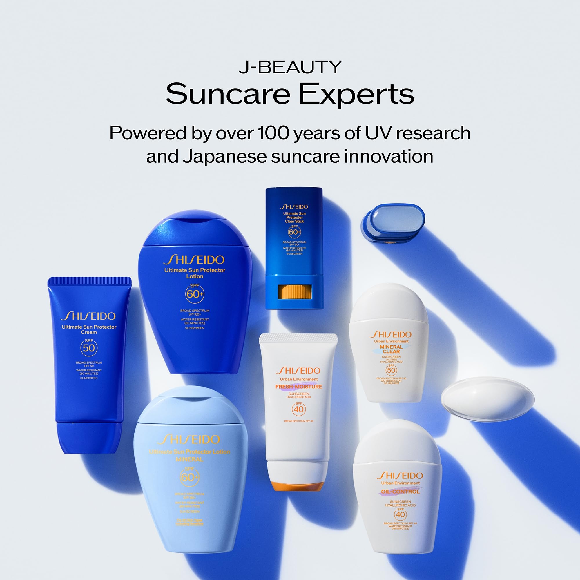 Shiseido used outdoors showing long-lasting sun protection during activity