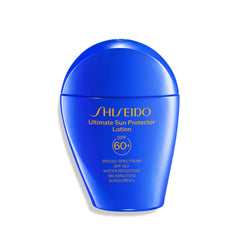 Shiseido front packaging showing SPF 60+ and clear finish benefits