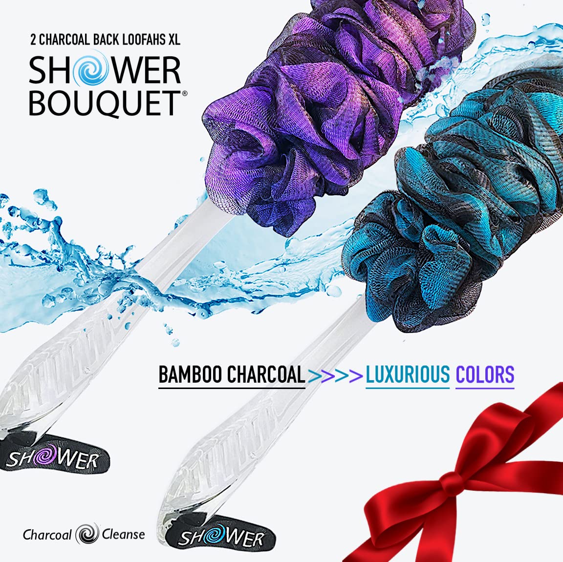 Shower Bouquet in a modern bathroom lifestyle scene conveying spa feel