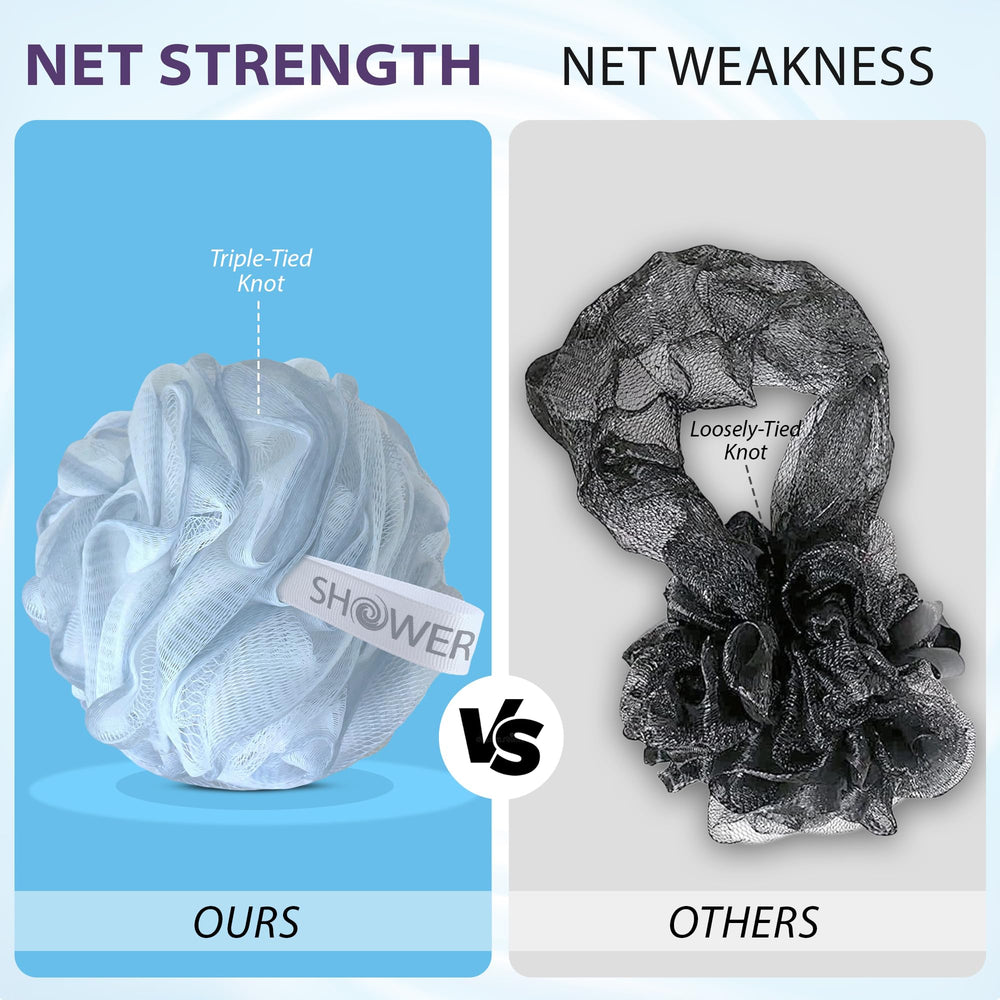 SHOWER BOUQUET reinforced triple-tied knot detail, built for longer lasting durability