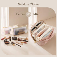 SHOWKOO transparent TPU brush compartment protecting and showing brushes
