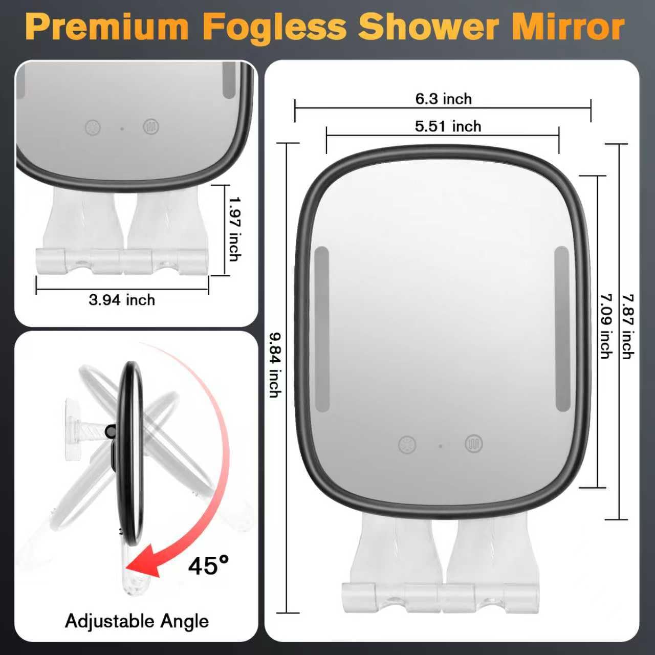 Showvigor LED light strip detail providing bright, even grooming light