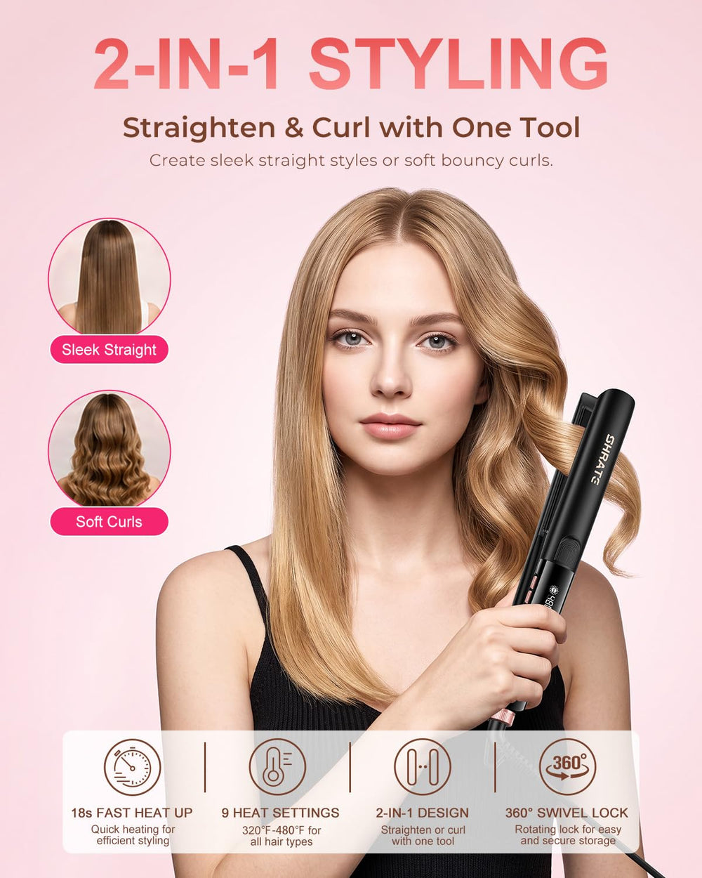 SHRATE gift box contents including manual and accessories for easy setup