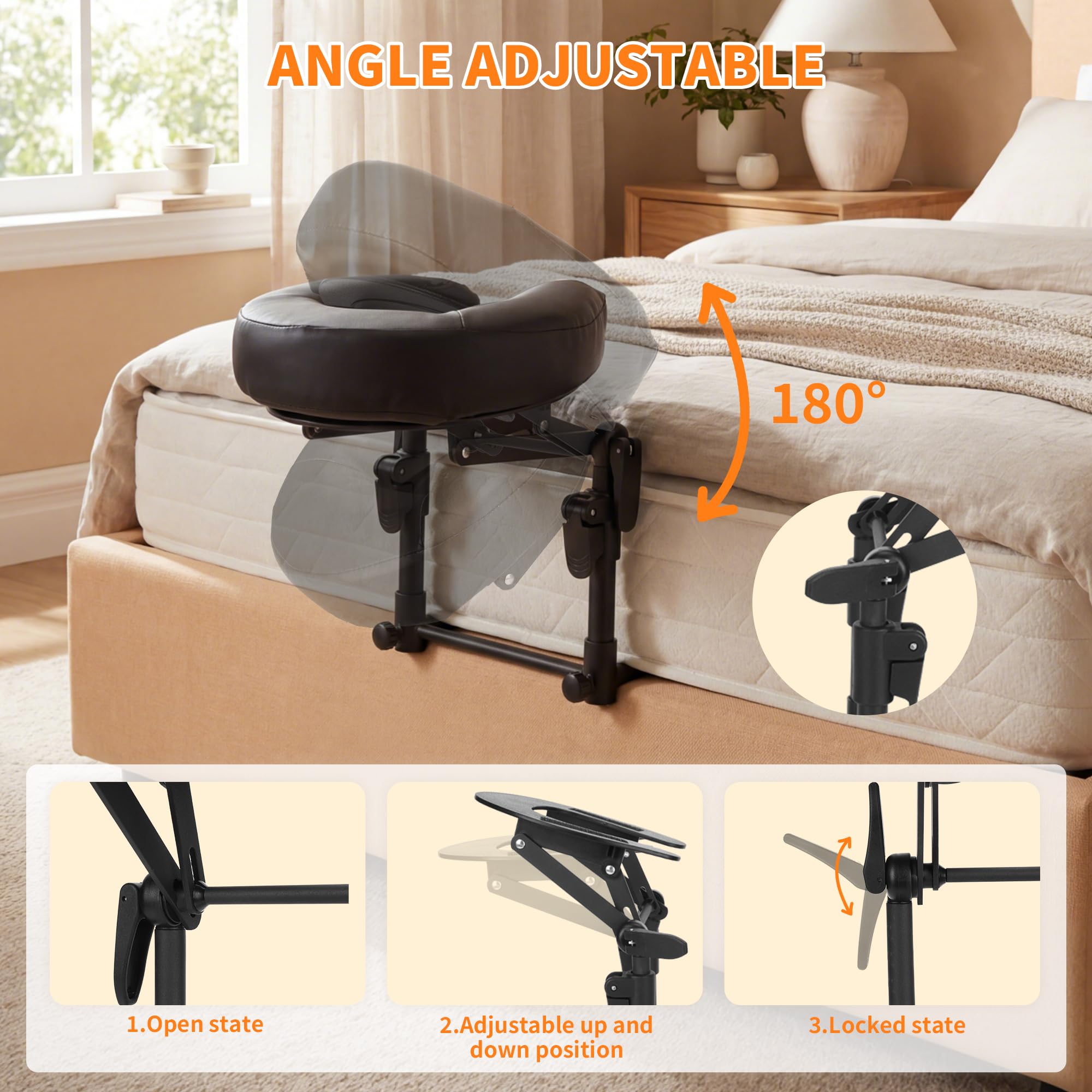 ShtNeeg installed on bed demonstrating quick setup and stability