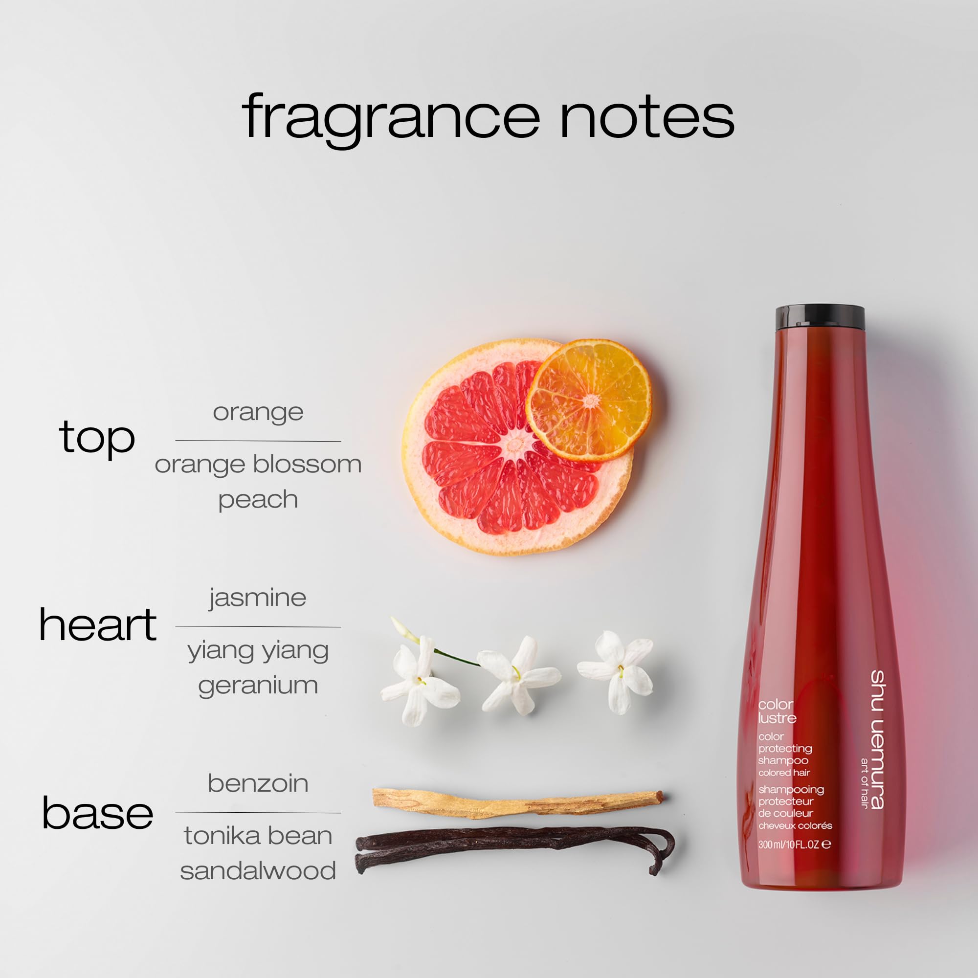 shu uemura shampoo applied to wet hair improving manageability