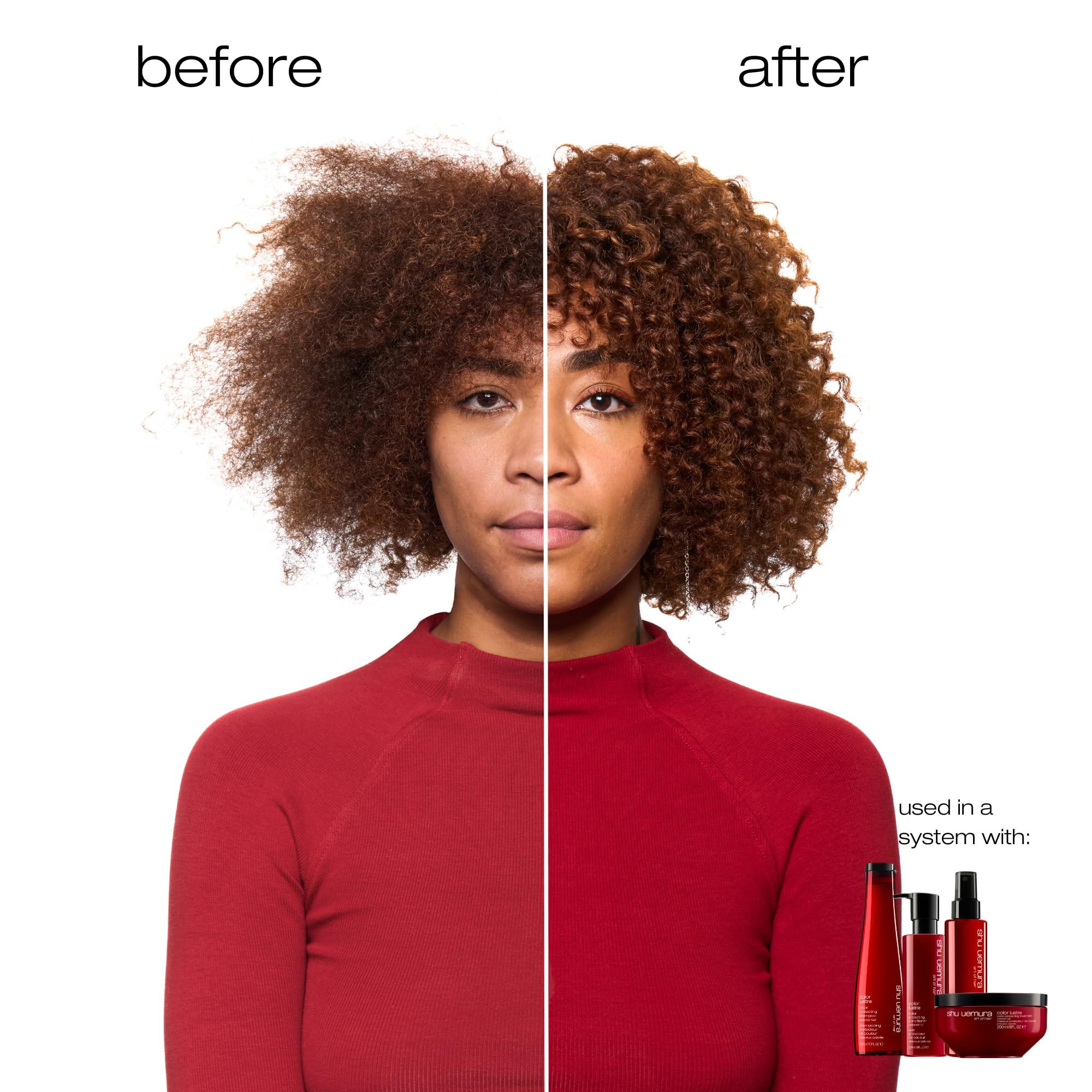 shu uemura art of hair pump dispensing creamy texture for lightweight nourishment