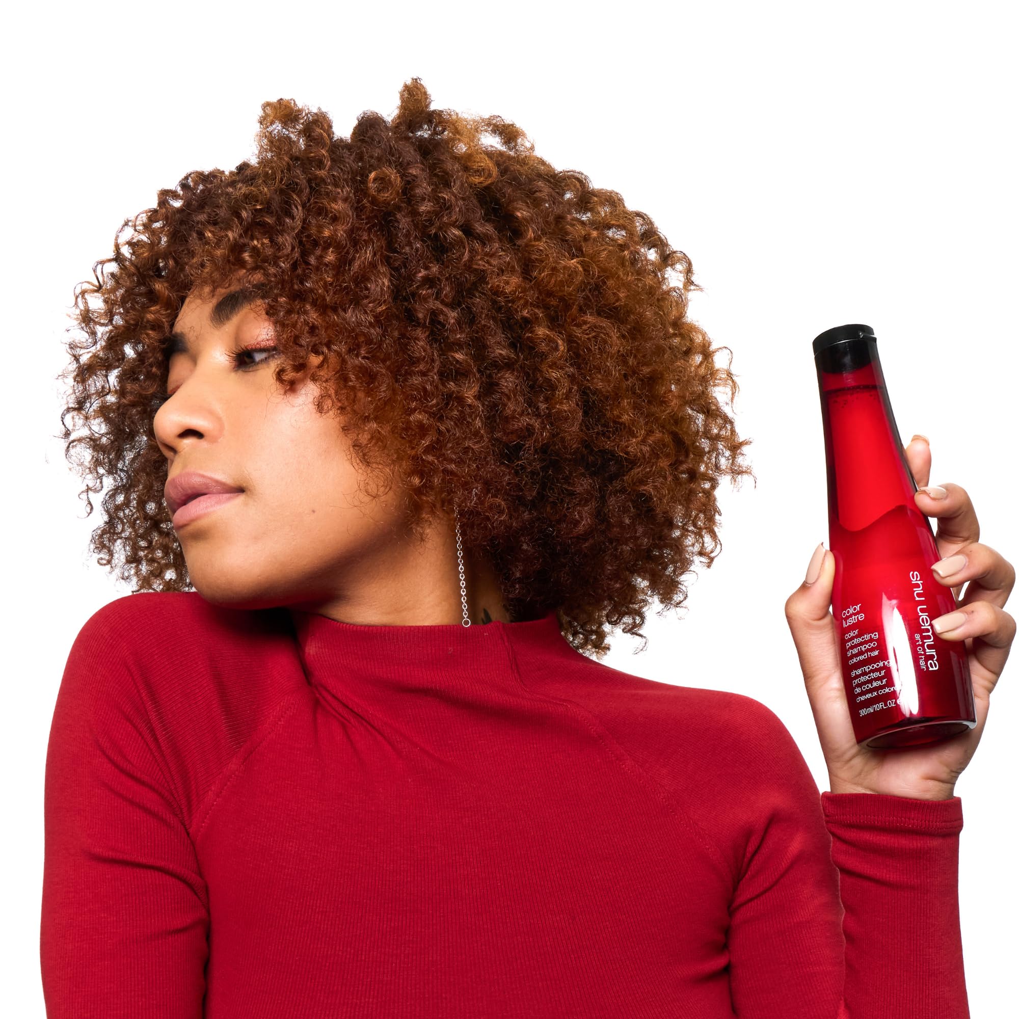 shu uemura sake kasu visual with ingredient benefits emphasized
