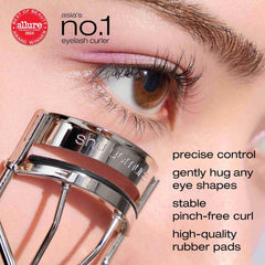 shu uemura curler closeup of silicone pad for gentle cushioned lift benefit
