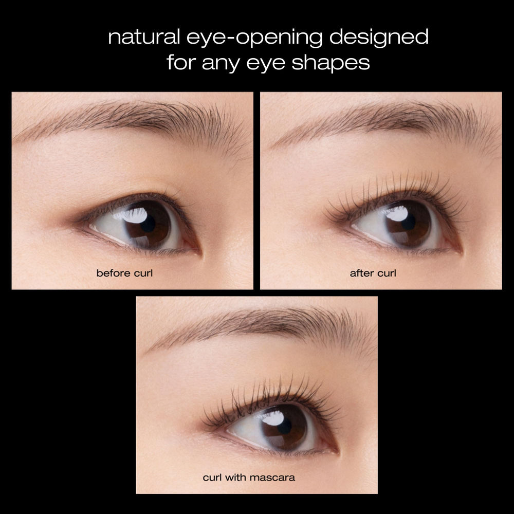 shu uemura curler handle detail highlighting grip comfort for steady use