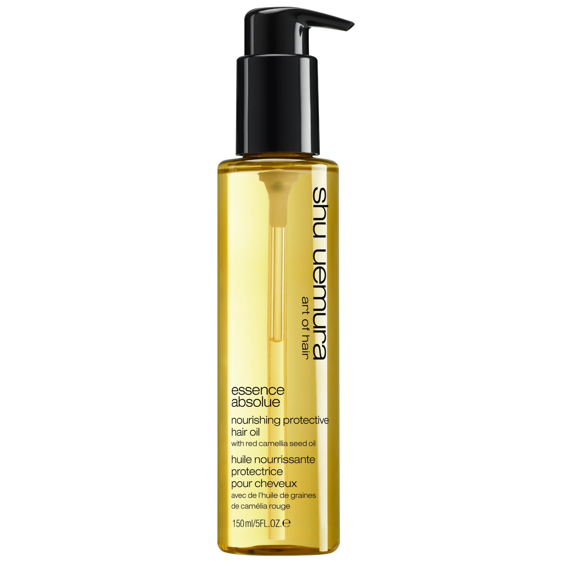 shu uemura art of hair front packaging showing product and benefits