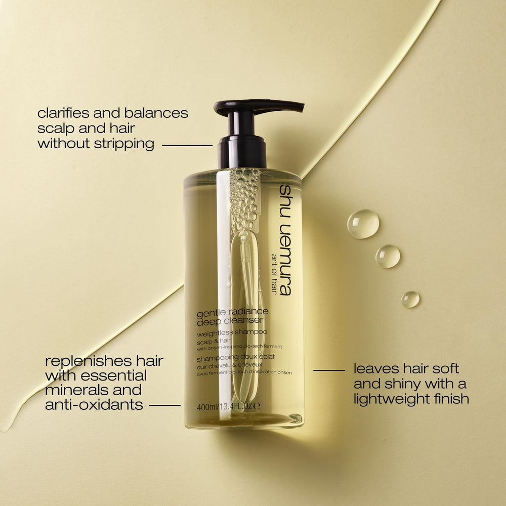 shu uemura art of hair pump dispensing shampoo for easy controlled use