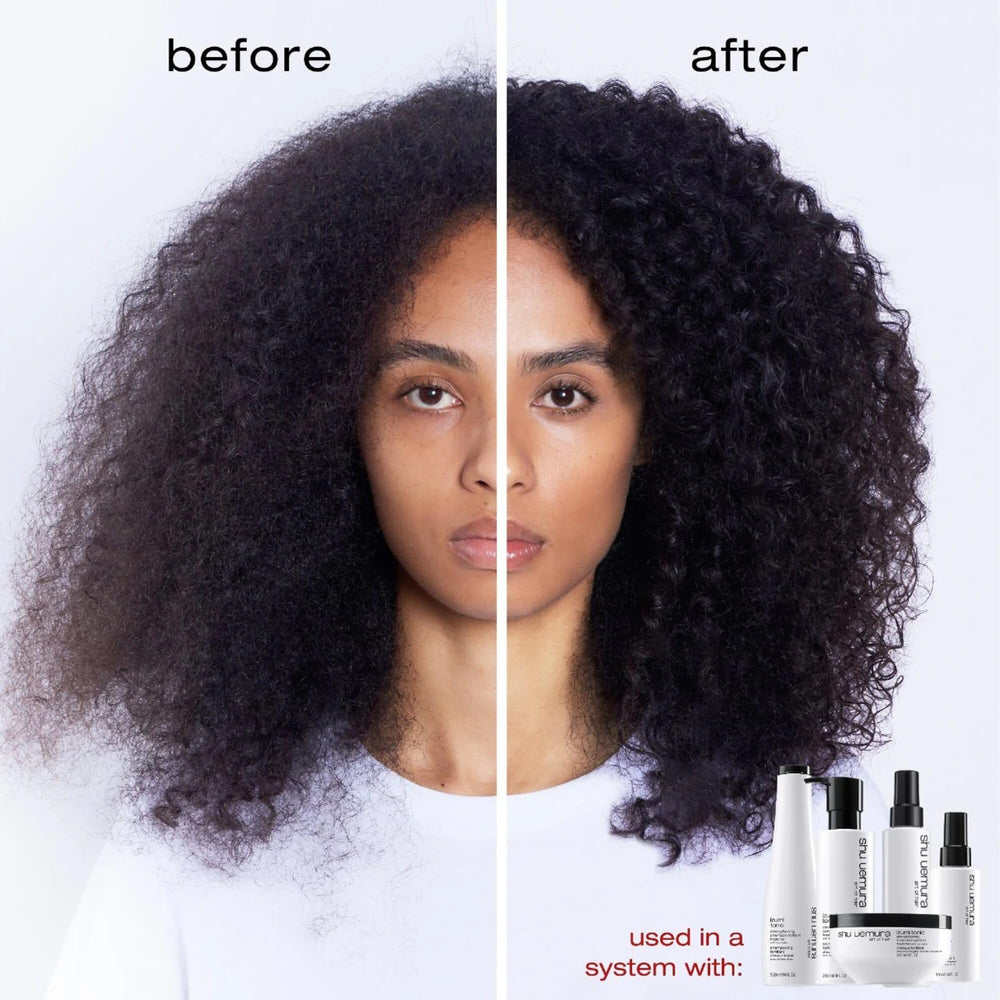 shu uemura art of hair rice water ingredient shot showing natural strengthening source