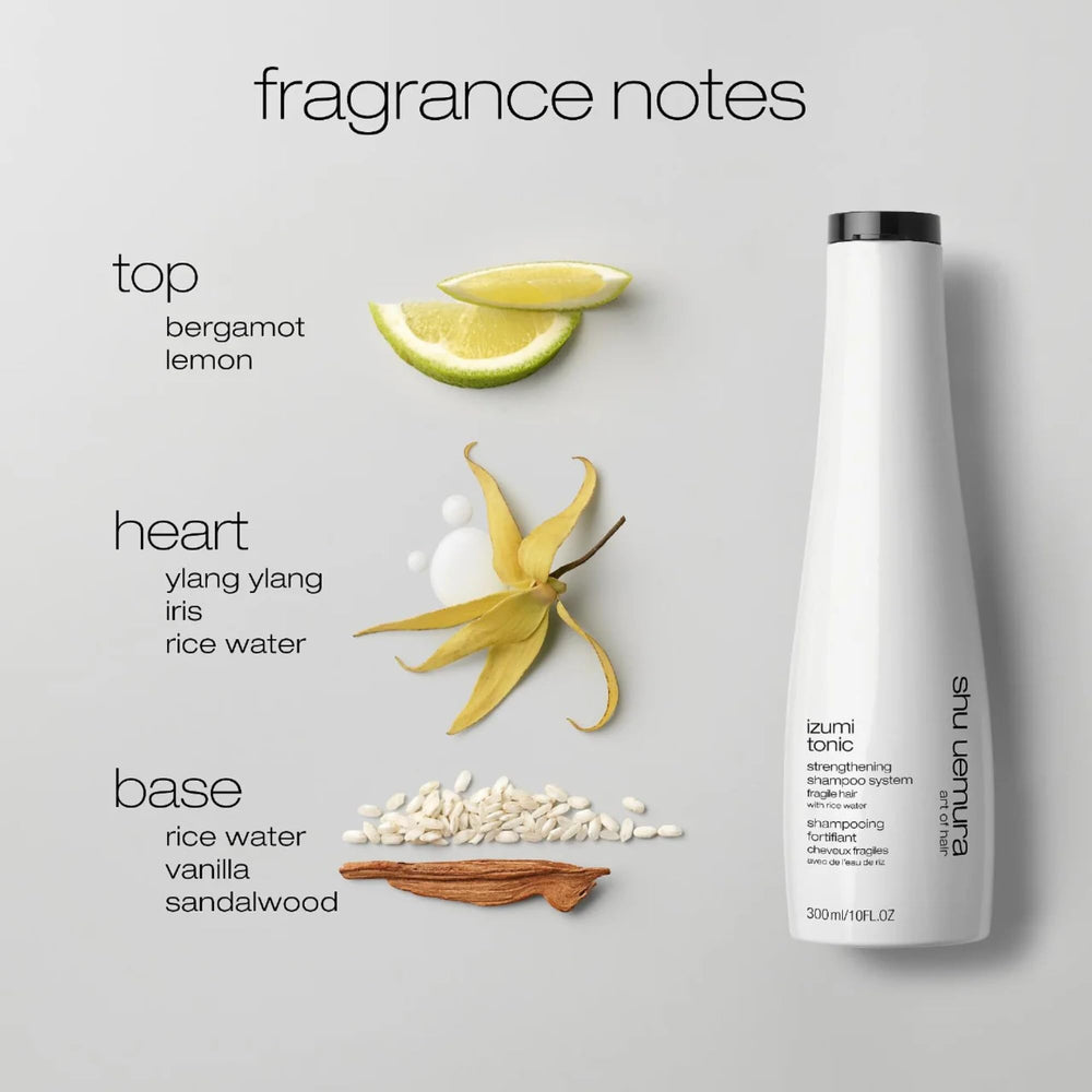 shu uemura art of hair shampoo suds on wet hair proving effective cleansing action