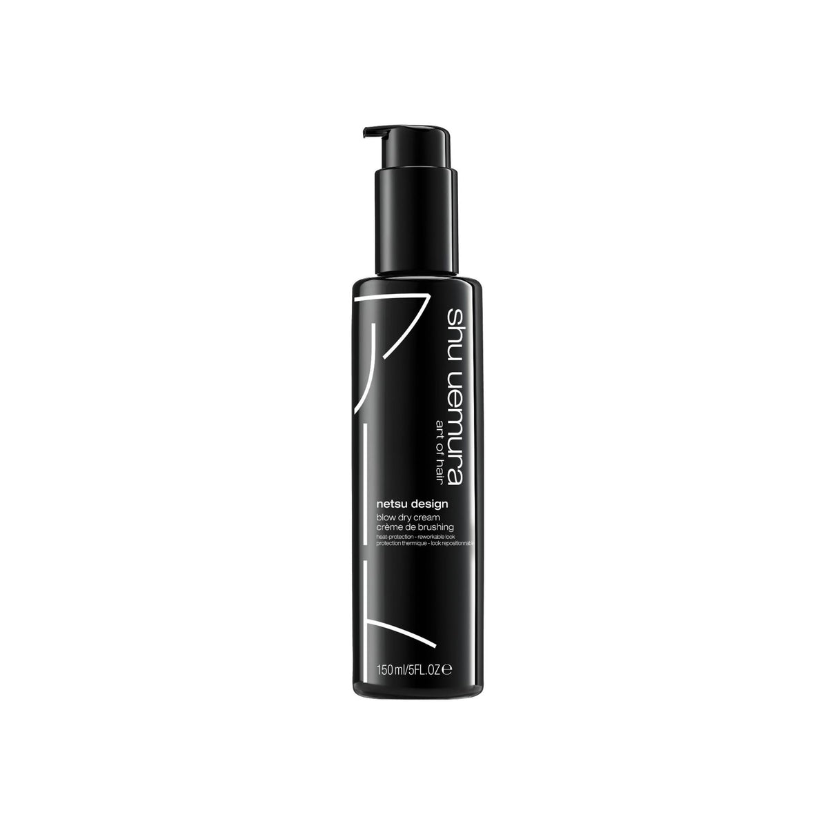 shu uemura art of hair front packaging showing product benefits