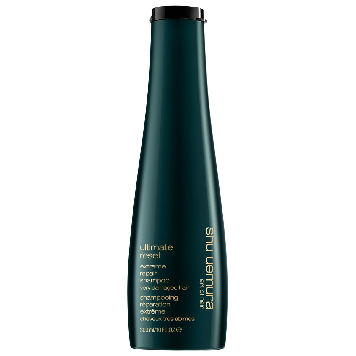 shu uemura front bottle showing sleek packaging and product clarity benefit