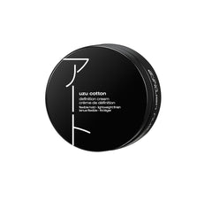 shu uemura product front packaging showing jar and logo for clear identification and appeal
