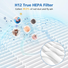 ShufudeJa filter installed in MelodySusie SPro showing quick drop-in replacement benefit