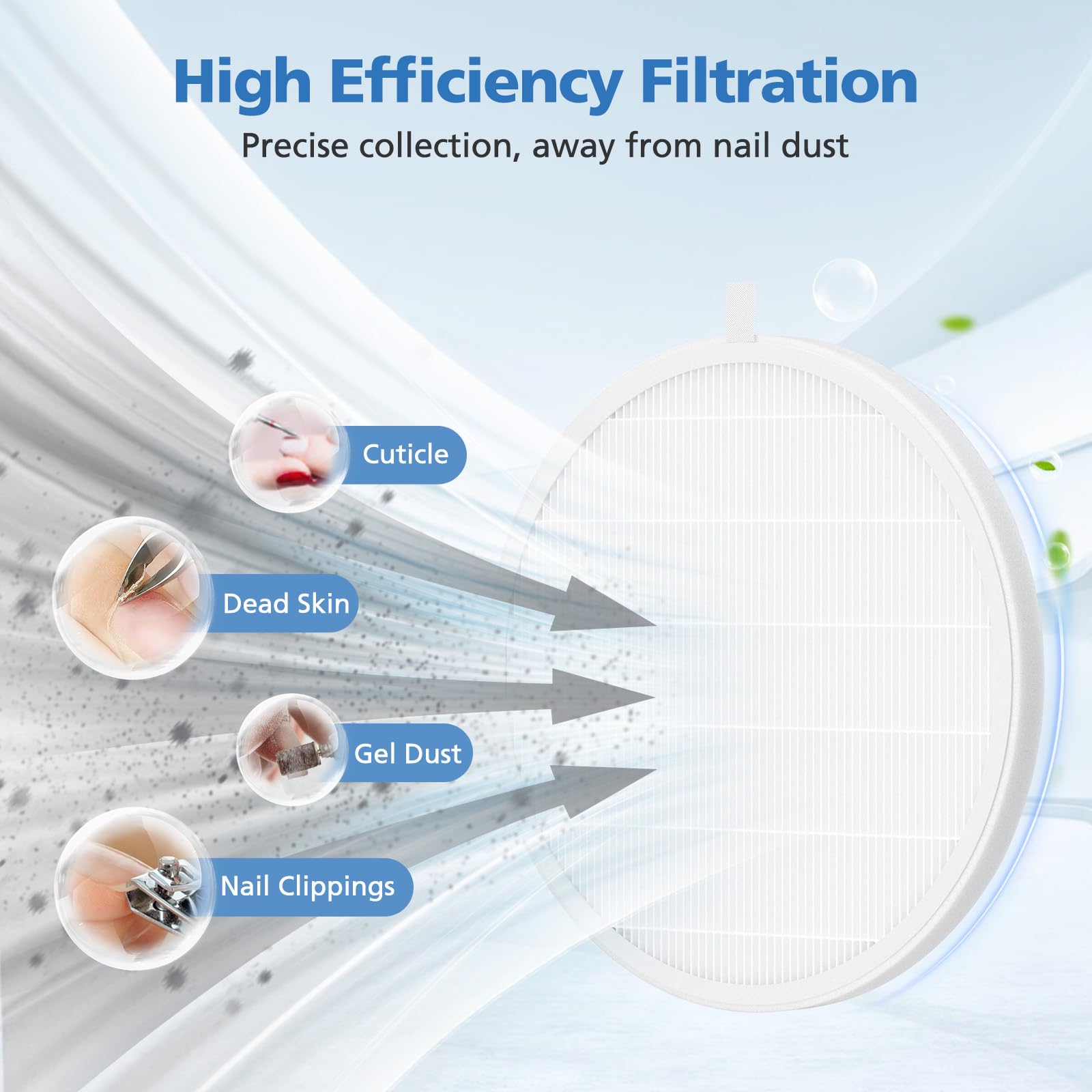 ShufudeJa filter side profile displaying thickness for sustained suction and filtration