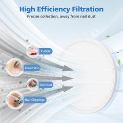 ShufudeJa filter side profile displaying thickness for sustained suction and filtration