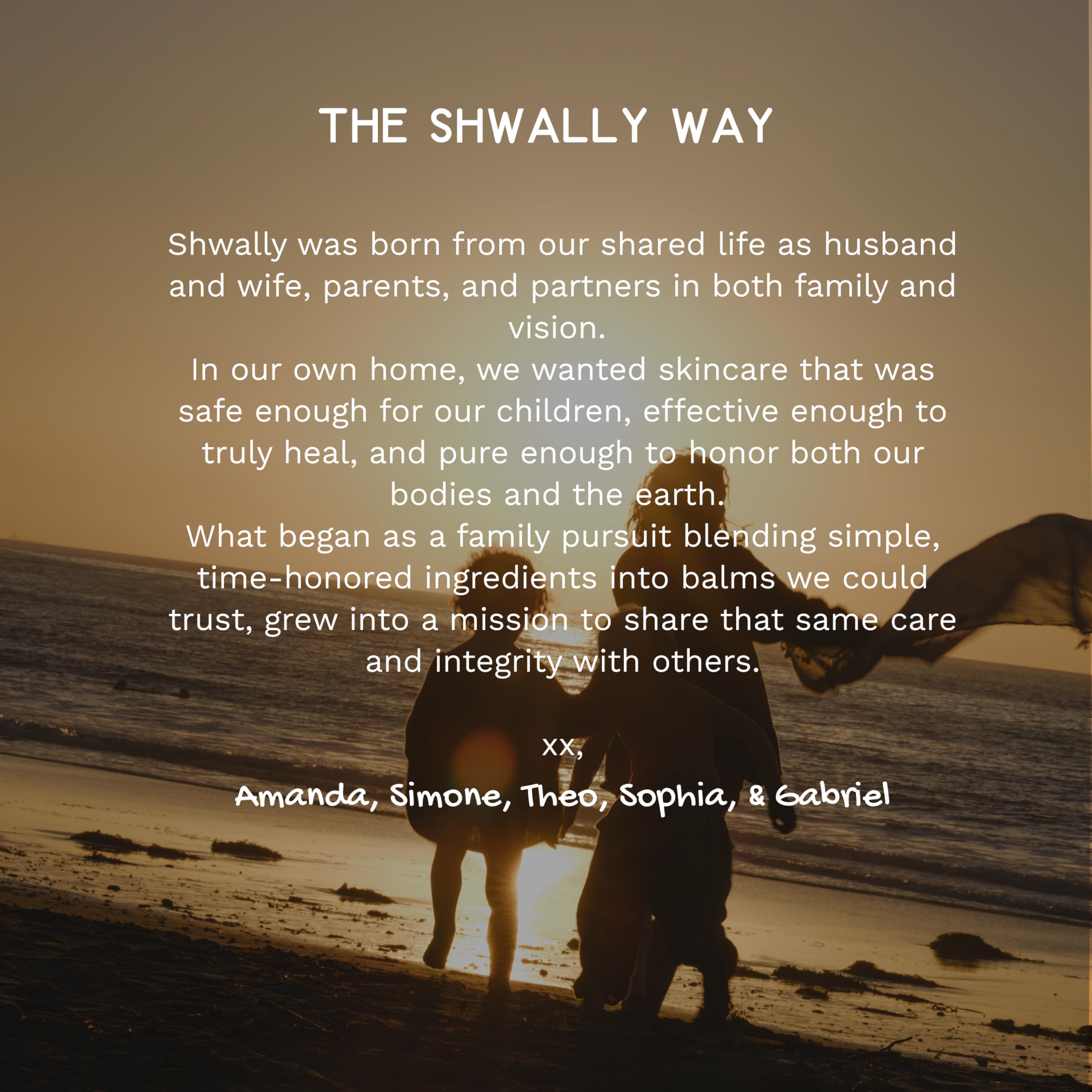 shwally packaging label detail beeswax tallow showing handcrafted natural ingredient transparency