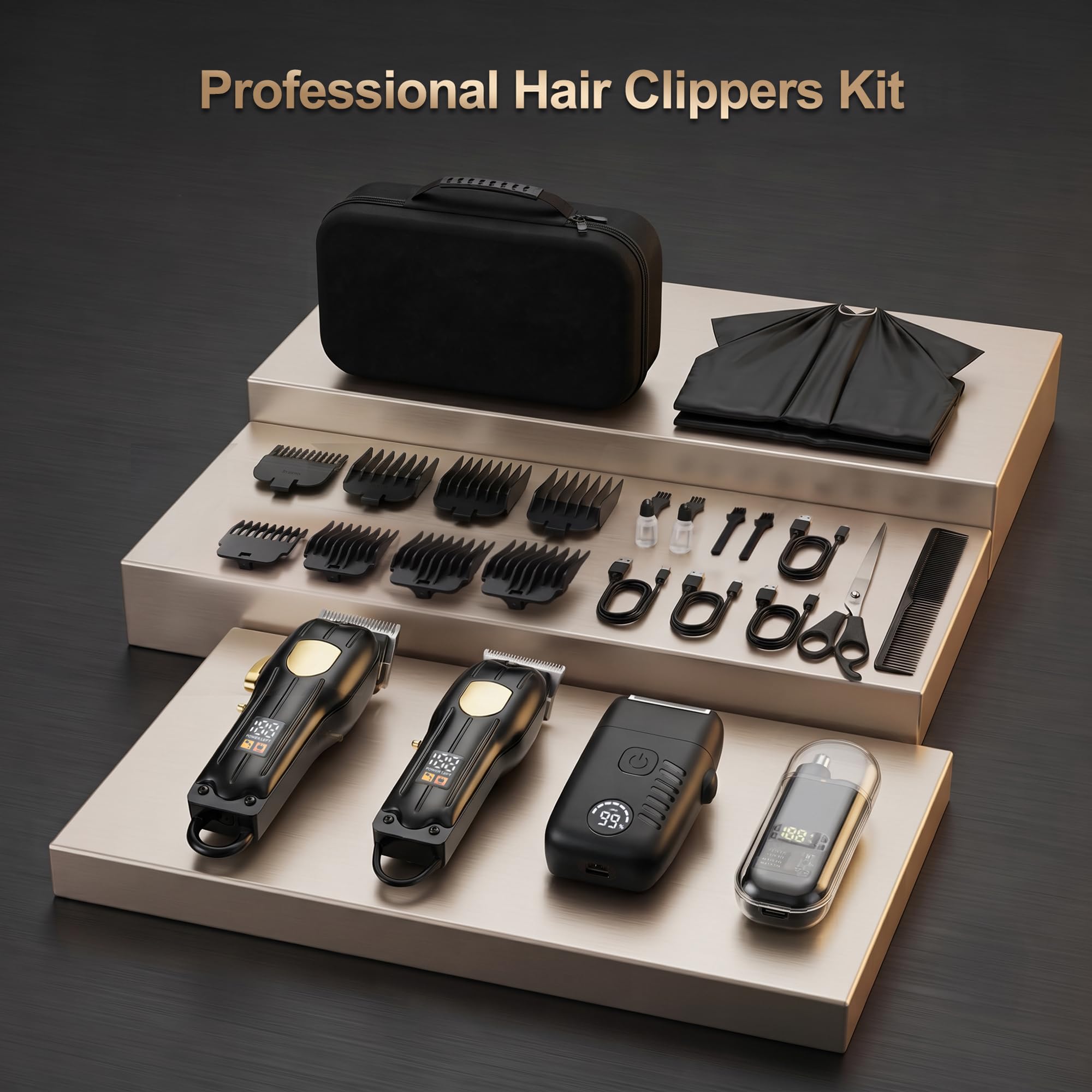 SHYEEH kit in travel bag next to everyday items to show compact portable storage benefit