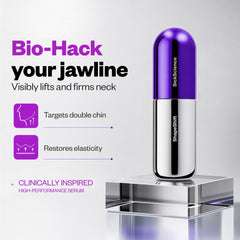 SickScience gel-serum texture on fingertip, demonstrates lightweight absorption