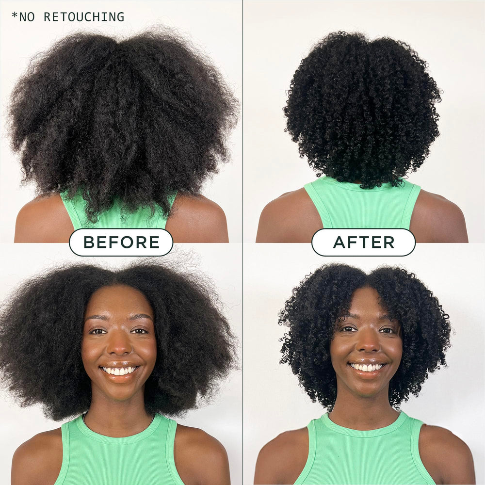 Sienna Naturals HAPI Shampoo being applied in shower for scalp care