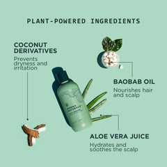 Sienna Naturals HAPI Shampoo baobab and aloe ingredients for hydration