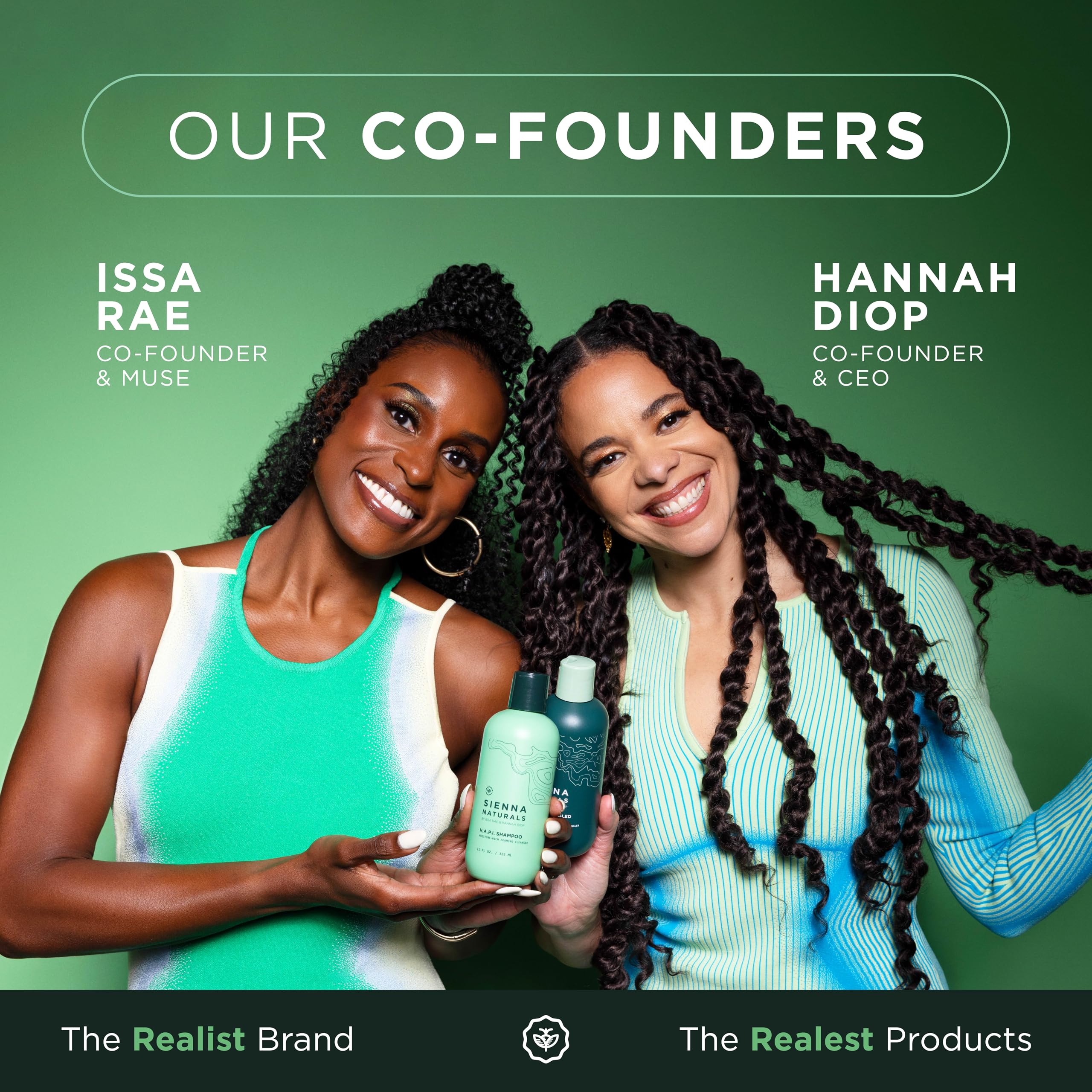 Sienna Naturals HAPI Shampoo used on curly hair to reduce frizz