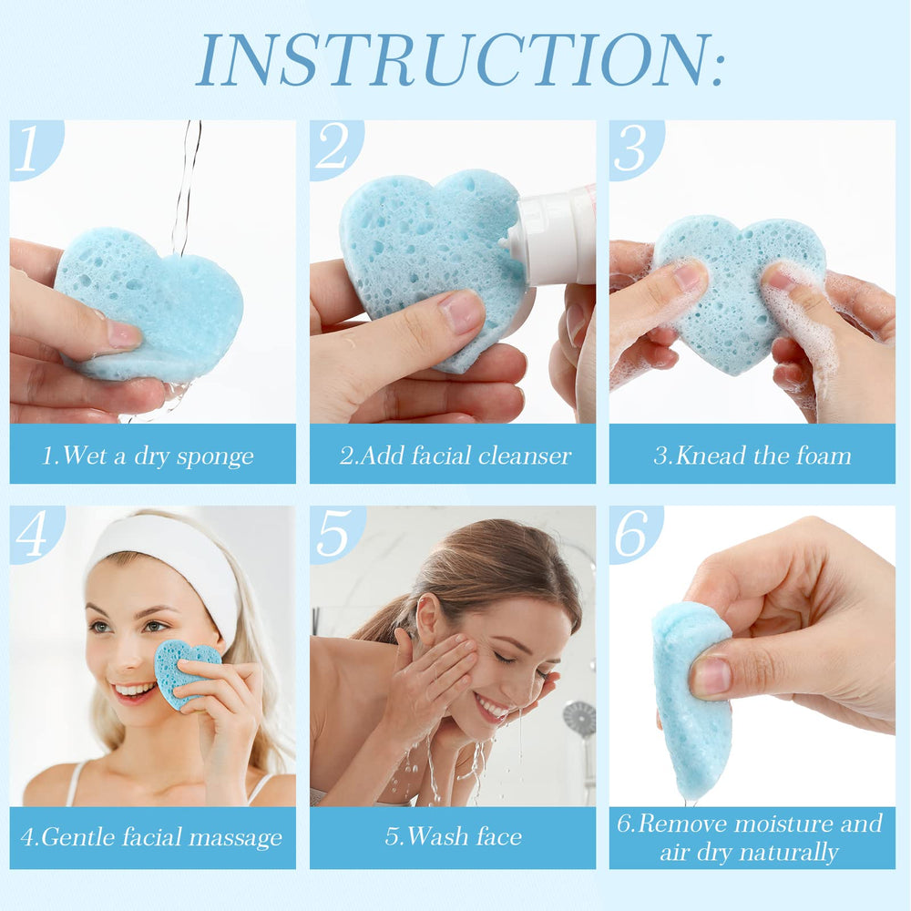 Sieral sponge wiping away foundation demonstrating gentle makeup removal
