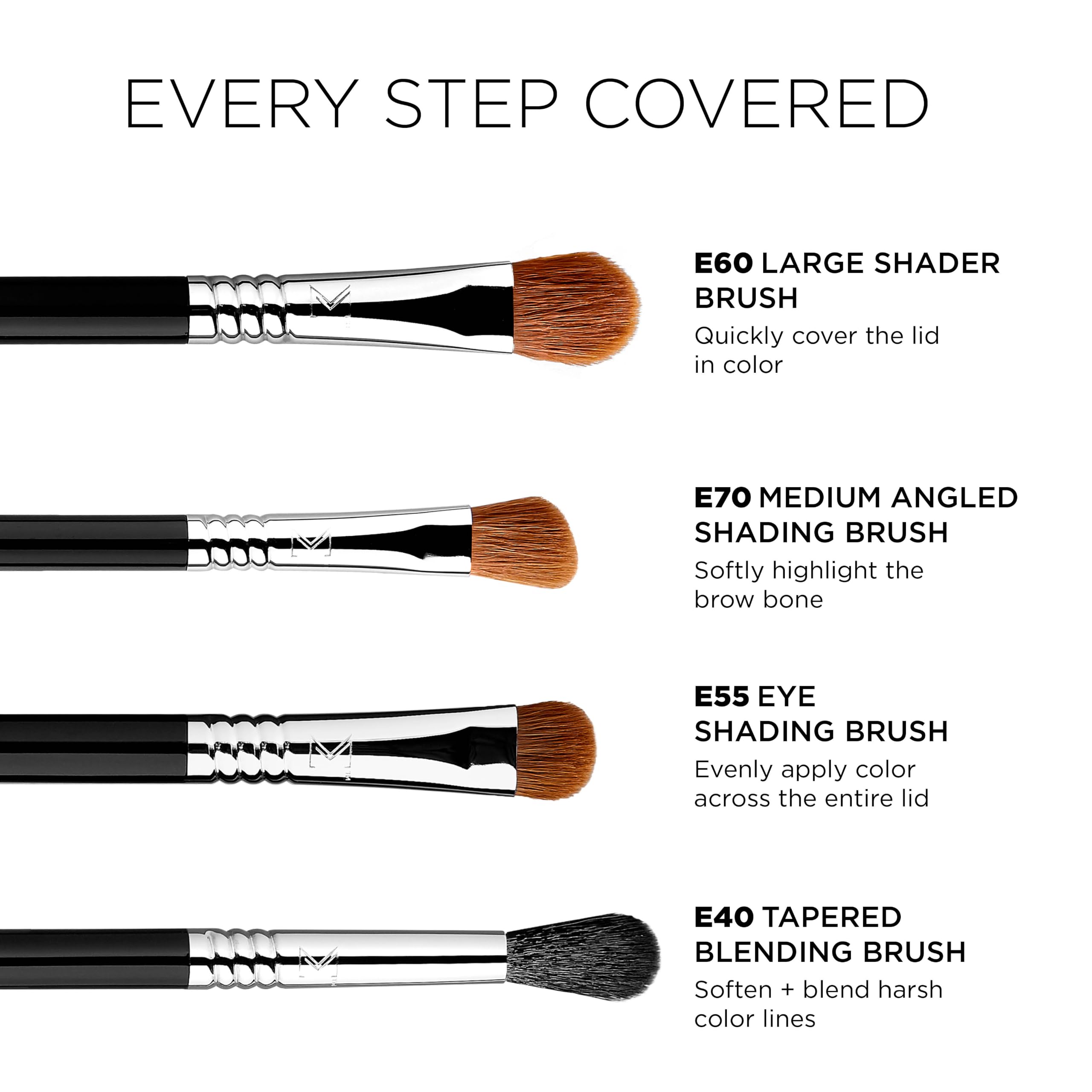 SIGMA BEAUTY close-up of SigmaTech bristles showing smooth product pickup