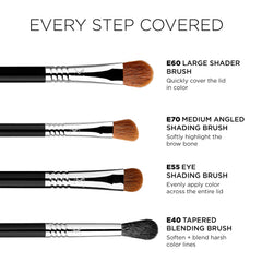 SIGMA BEAUTY close-up of SigmaTech bristles showing smooth product pickup