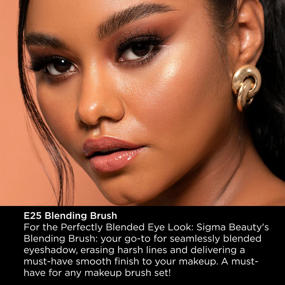 Sigma Beauty E25 held in hand to show size and comfortable control benefit