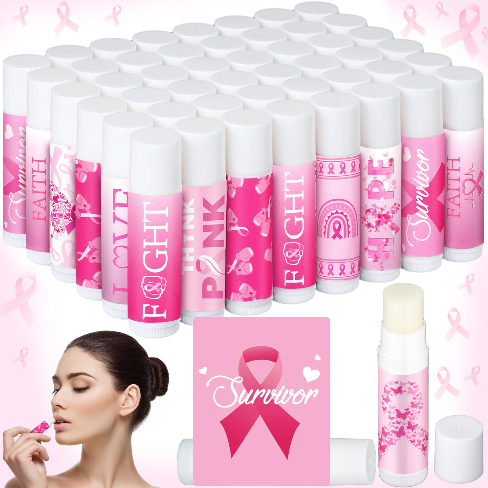 Siifert front packaging showing pink ribbon and bulk quantity benefit