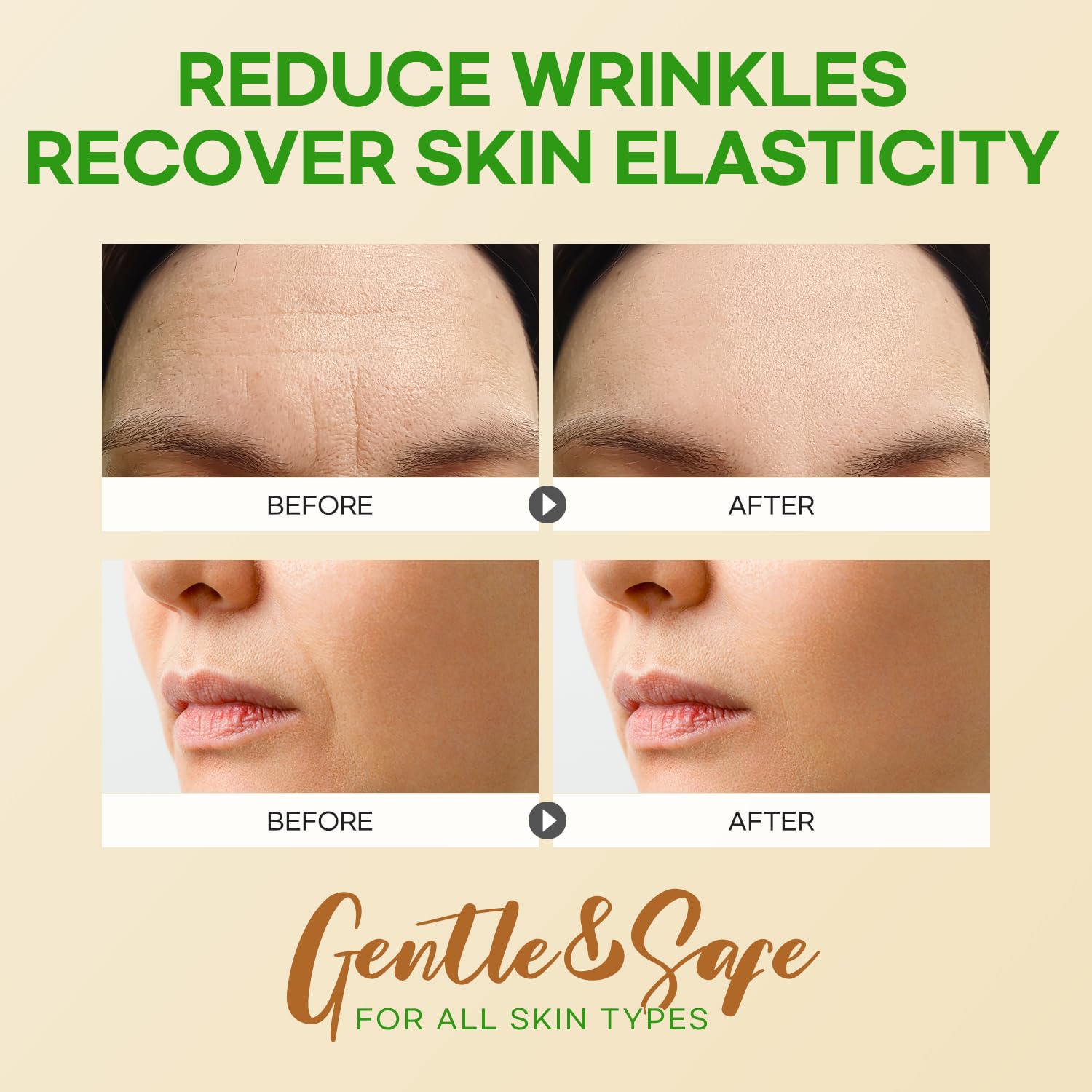SILKDERMIS ingredient icons aloe collagen vitamin E highlighting nourishment