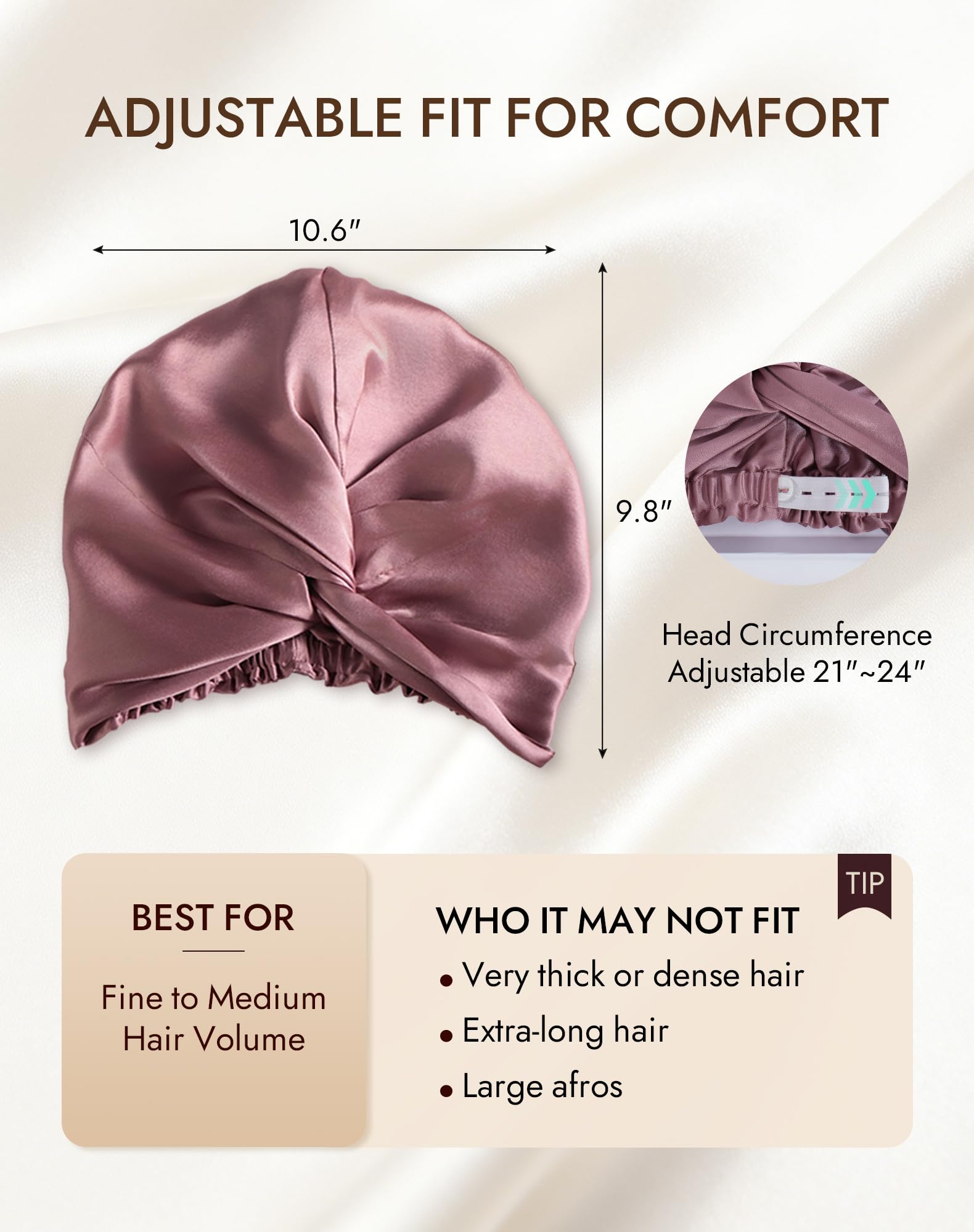 SilkSilky adjustable button strap demonstrating secure, customizable fit
