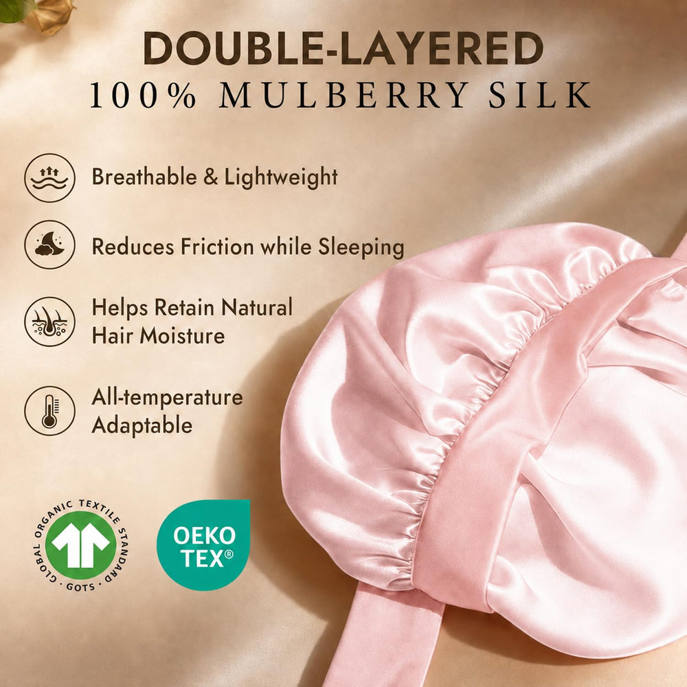 SilkSilky close-up of mulberry silk weave highlighting smooth texture benefit