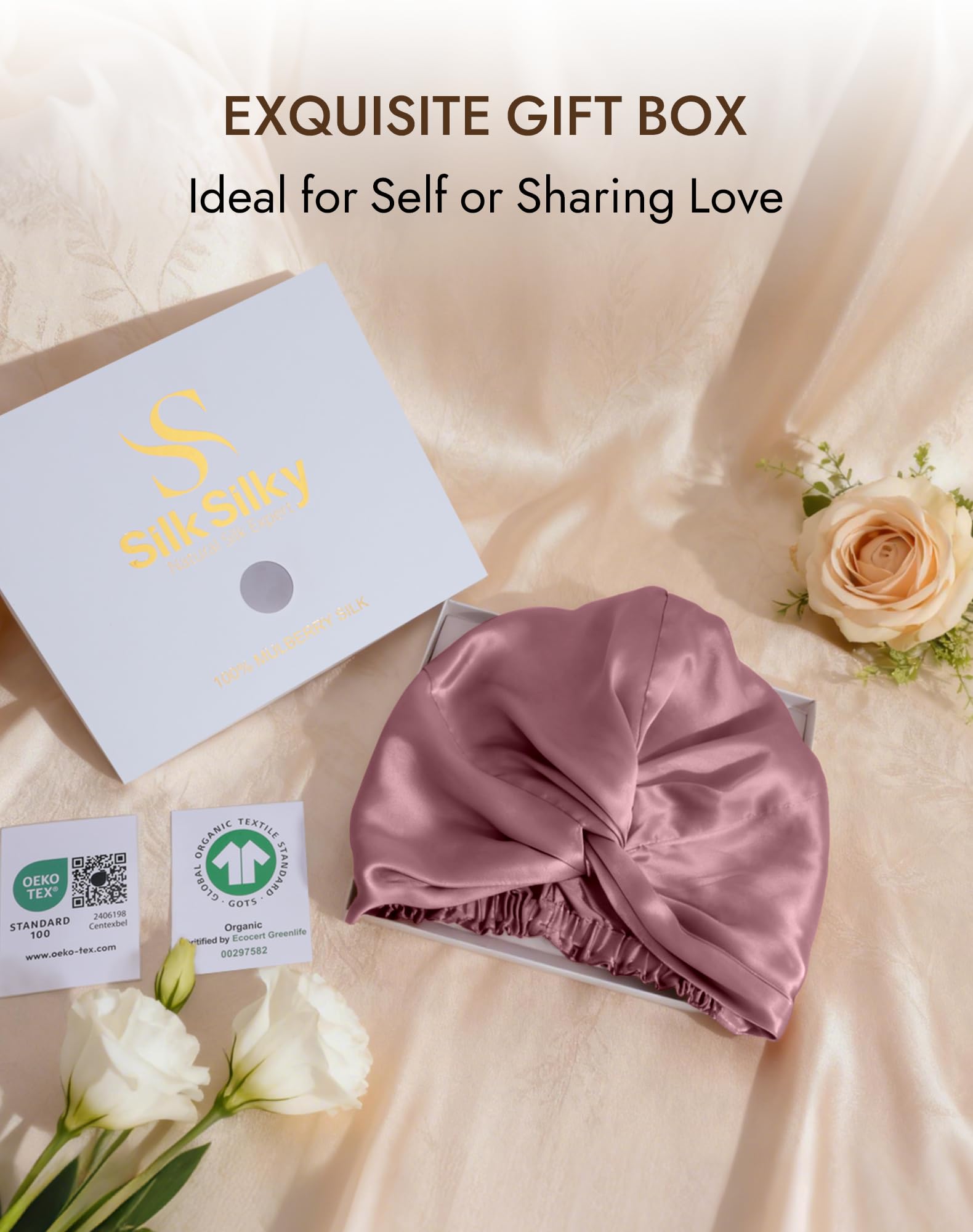 SilkSilky packaging gift ready showing premium presentation and gifting appeal
