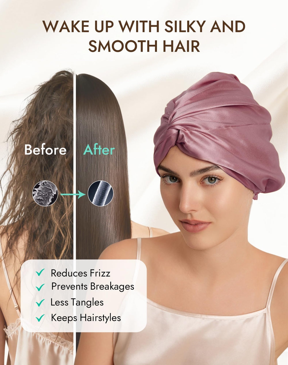SilkSilky silk weave detail highlighting smooth fibers that reduce friction