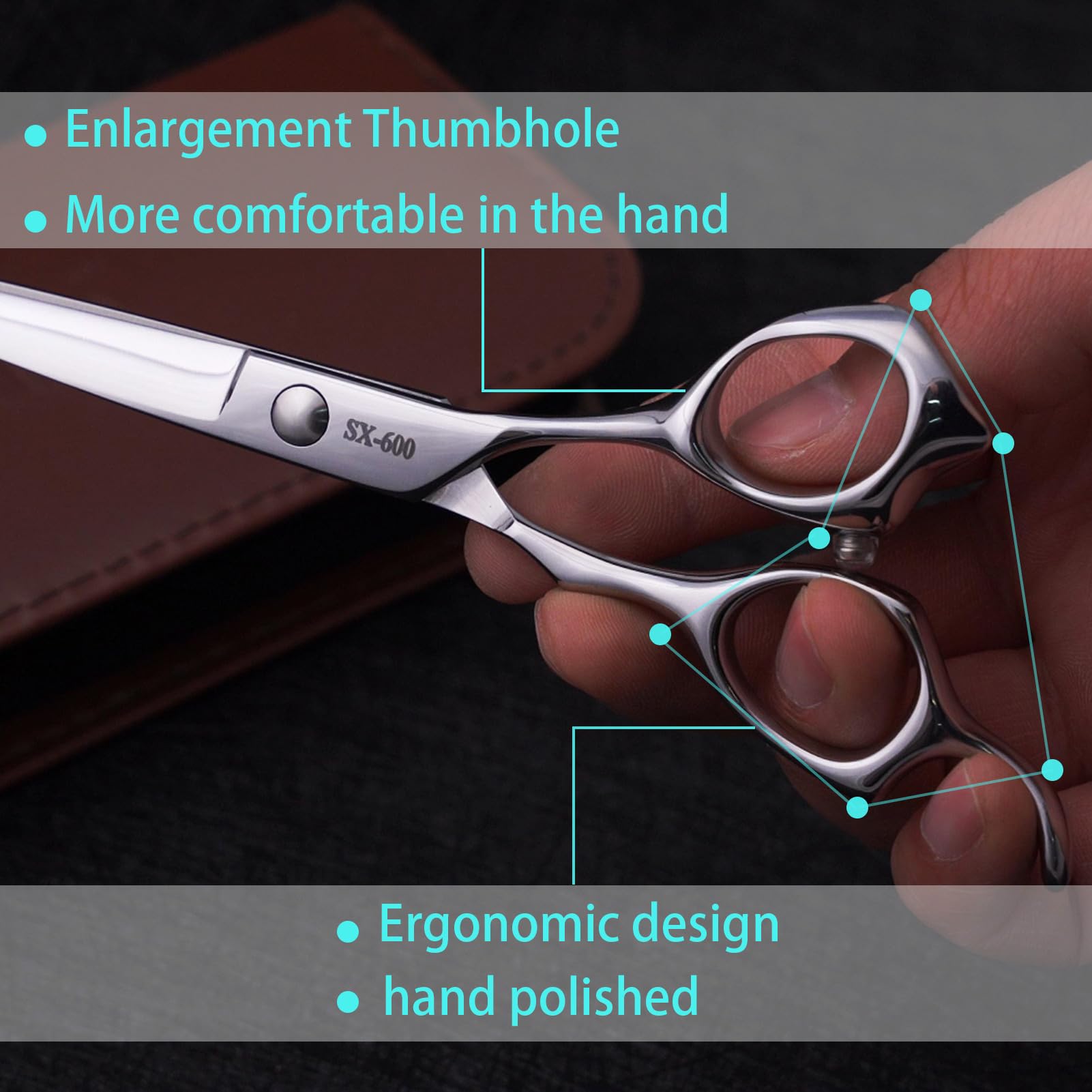 Silksnip ergonomic handle detail demonstrating 3D design for reduced hand fatigue