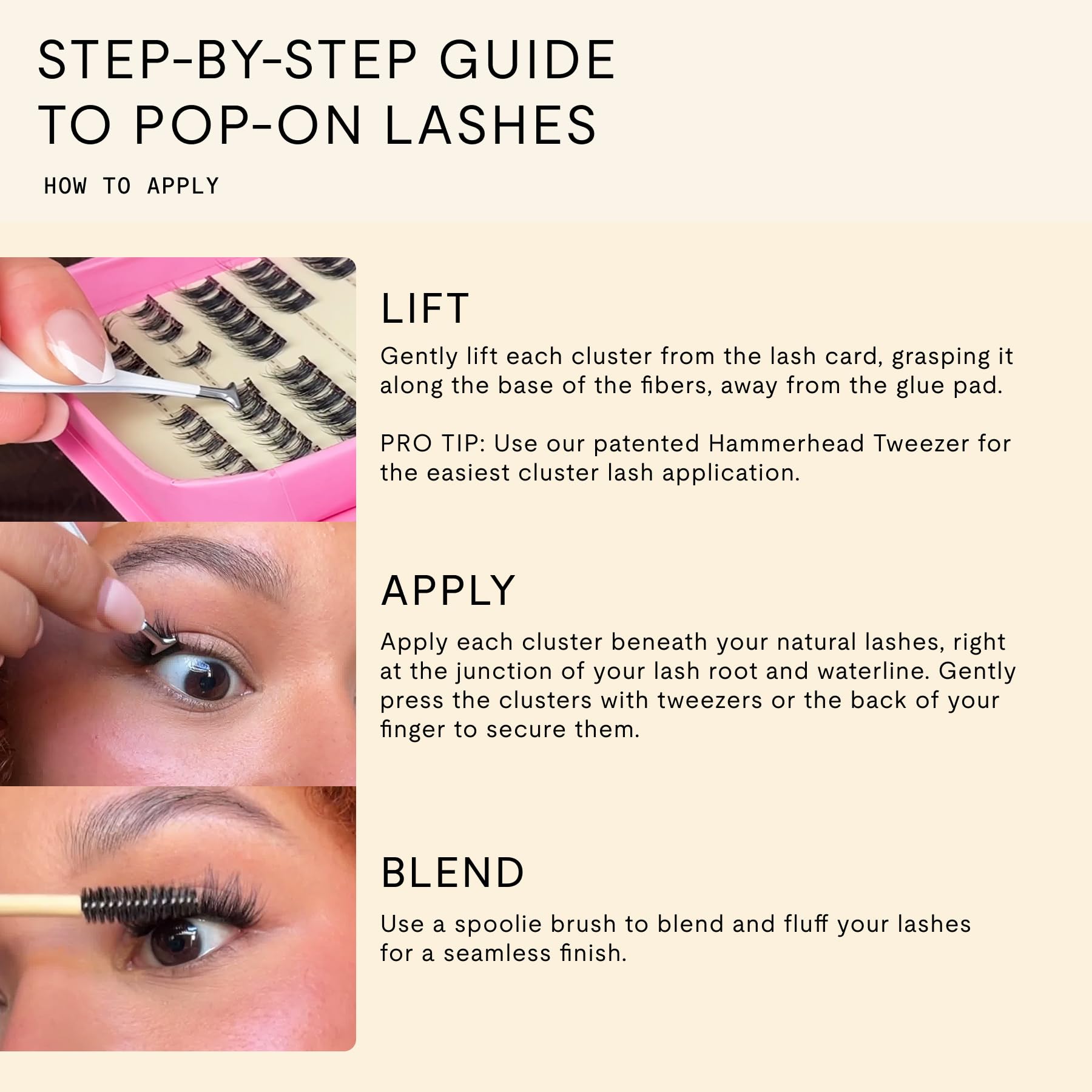 Detail of Silly George clear adhesive pad and band illustrating easy one-step placement