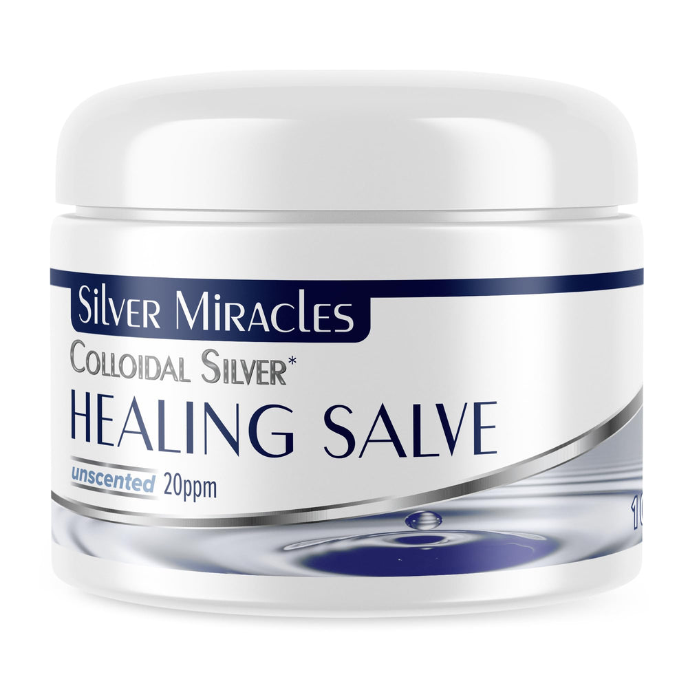 Silver Miracles front jar showing clean packaging and benefit of gentle care
