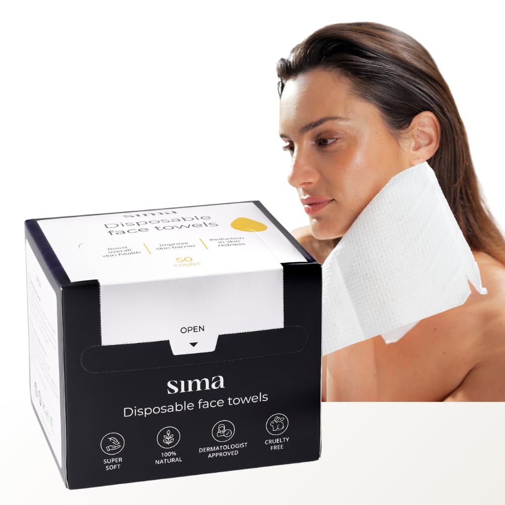 SIMA front packaging showing 50 count and product details for hygiene