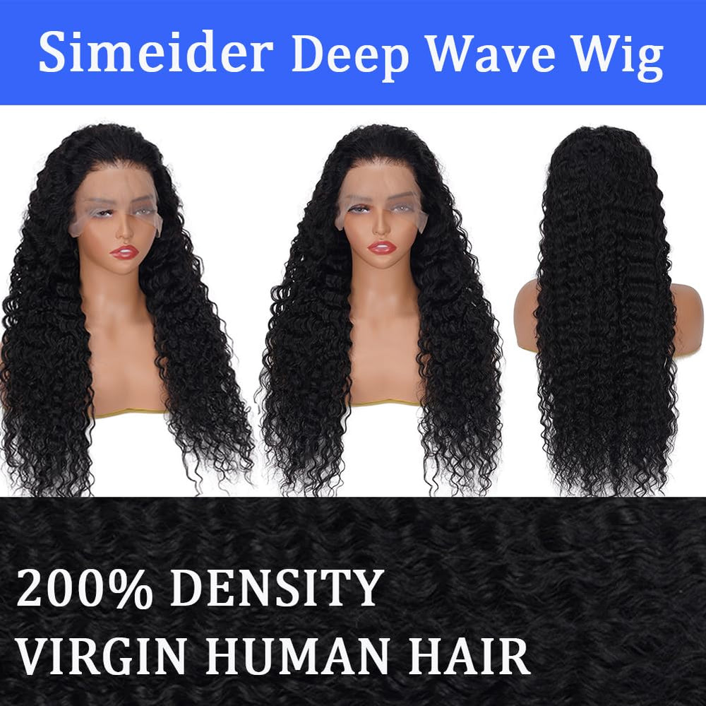 Simeider back view showing full 30-inch length and 200% density