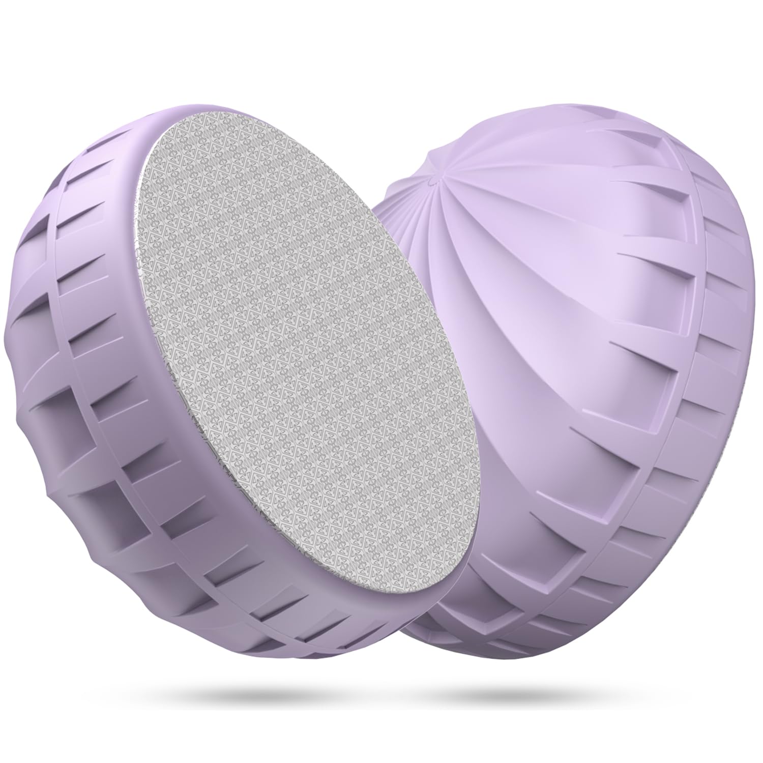 Simmor front view showing purple crystal hair remover, easy portable grooming