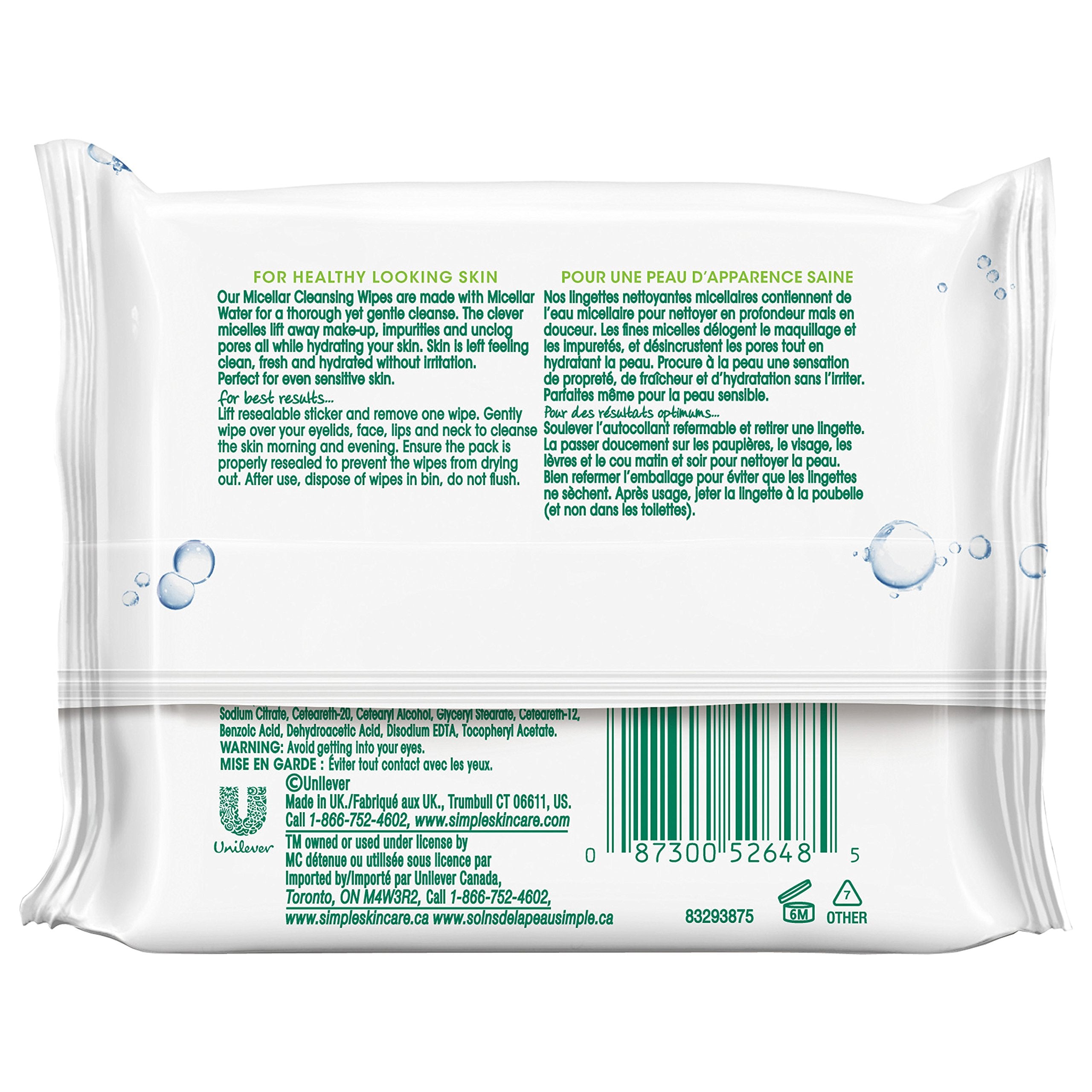 Simple wipe close-up texture demonstrating soft fabric for gentle cleansing benefit