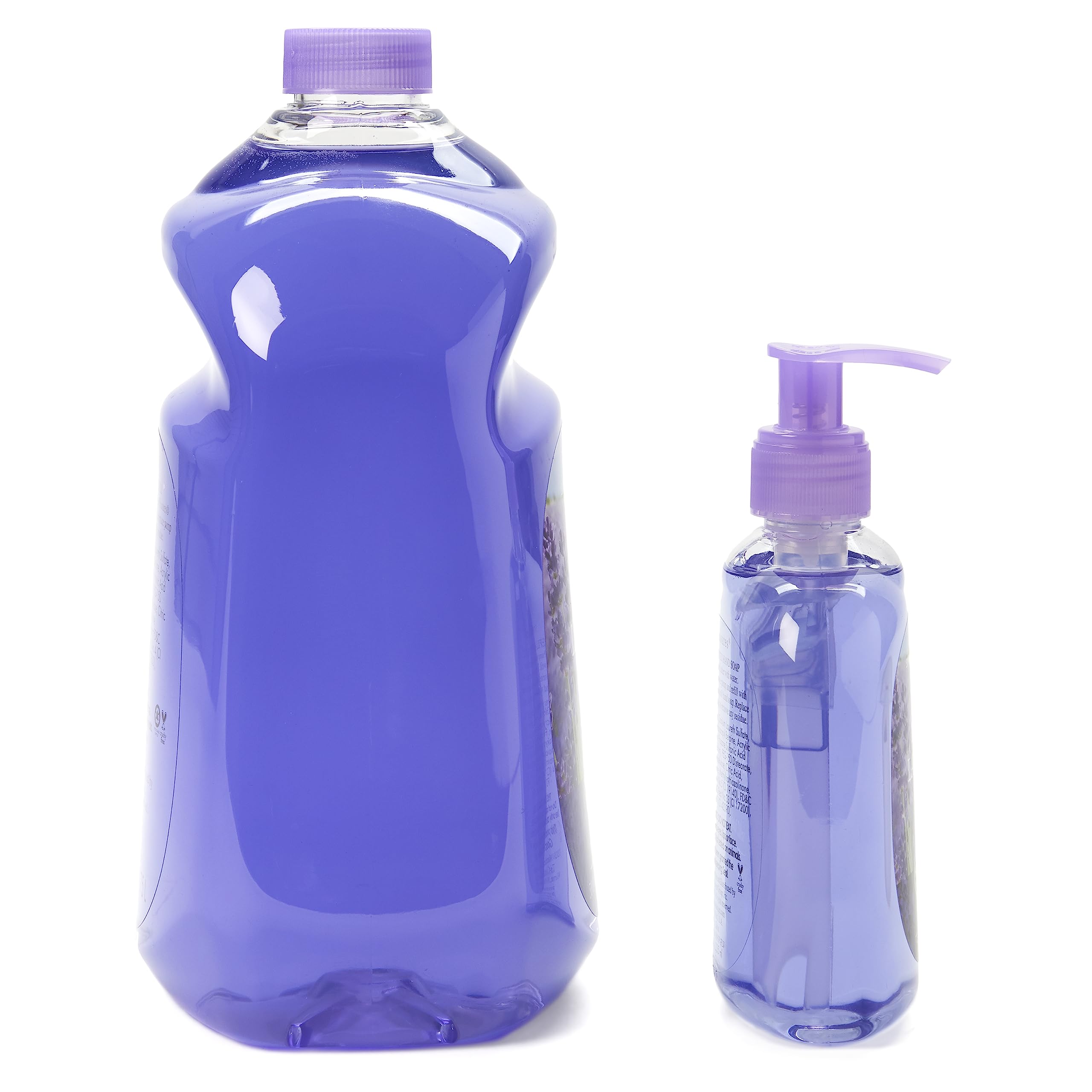 Simple Pleasures size comparison with hands, shows refill capacity
