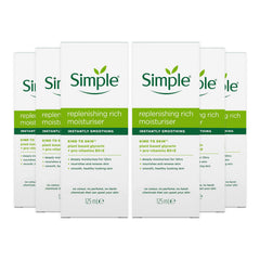 Simple replenishing rich front packaging showing jar and label, clear product information benefit