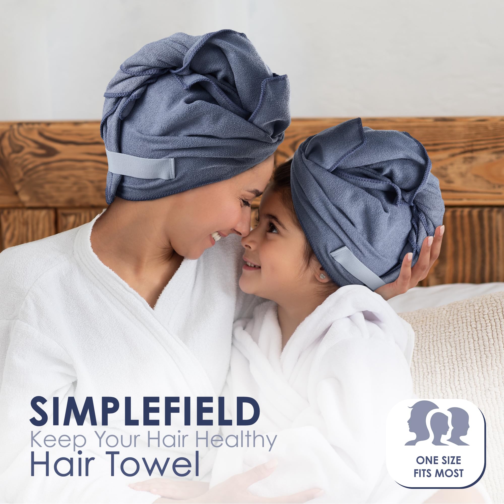 SimpleField towel folded into included carry bag for compact travel convenience